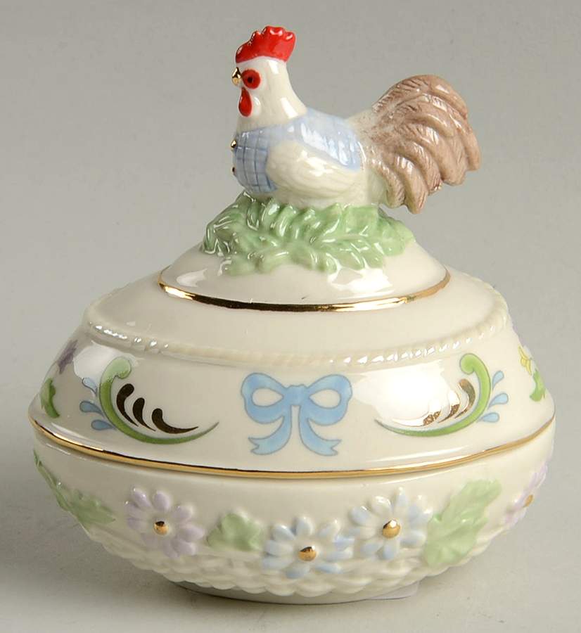 Annual Easter Egg Box Regal Rooster Egg - Boxed by Lenox-1