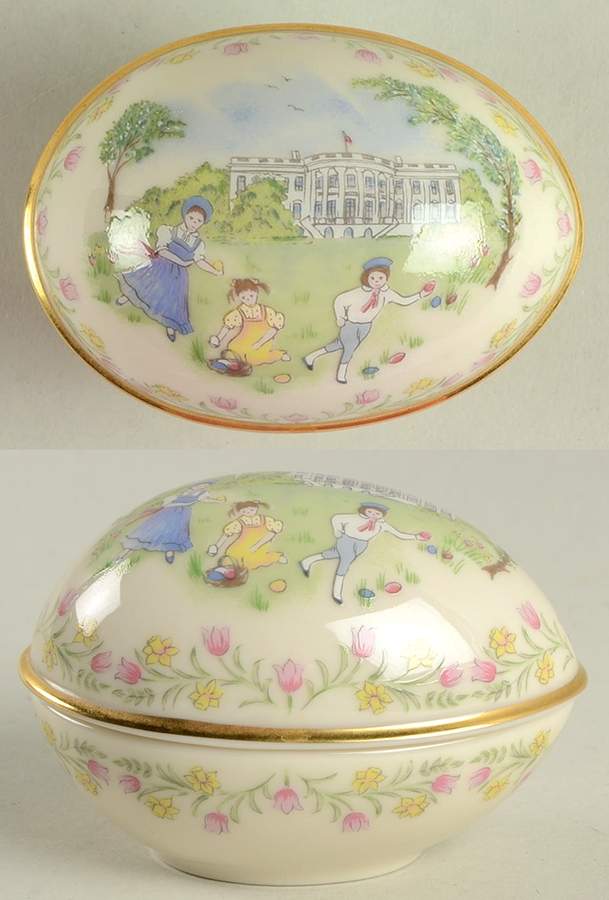 Annual Easter Egg Box Egg Hunt On White House Lawn - Boxed by Lenox-1