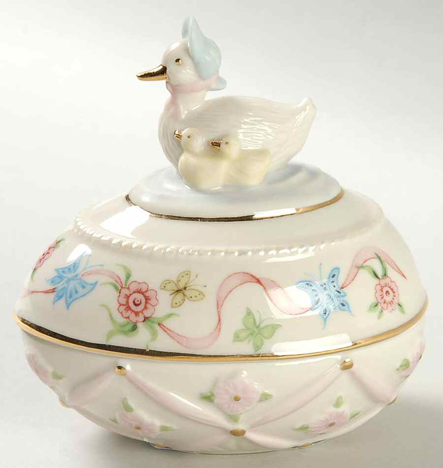 Annual Easter Egg Box Darling Ducklings Easter Egg - Boxed by Lenox-1