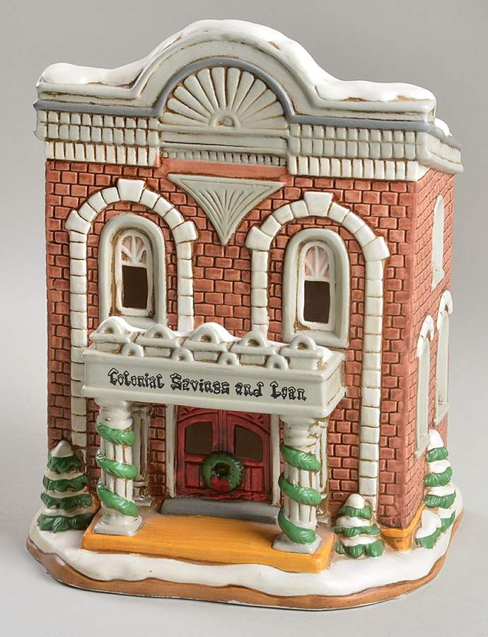 Colonial Village Savings And Loan National Bank - Boxed by Lefton-1