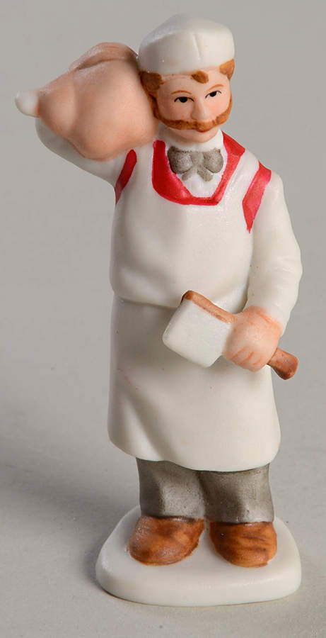Colonial Village Mr White-Butcher - Boxed by Lefton-1