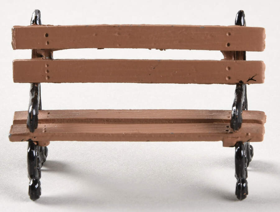 Colonial Village Park Bench - No Box by Lefton-1