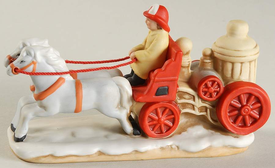 Colonial Village Firewagon - No Box by Lefton-1