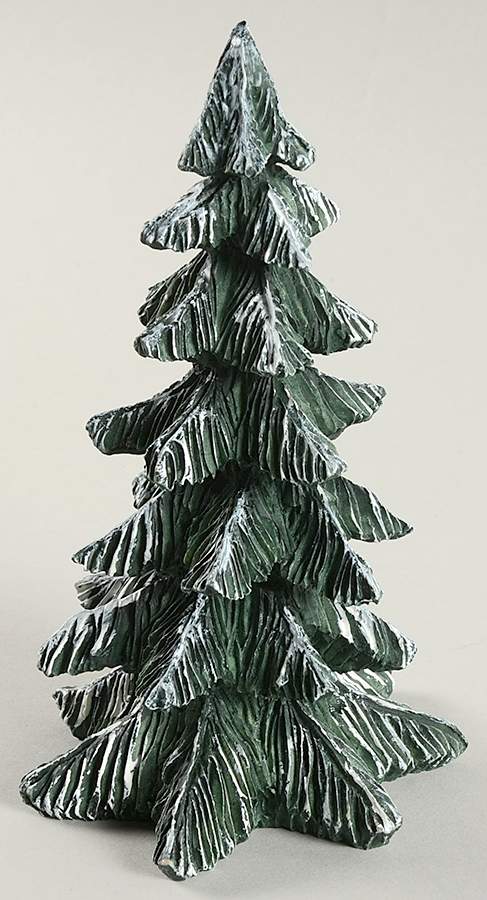 Colonial Village Fir Tree-Large Resin - No Box by Lefton-1