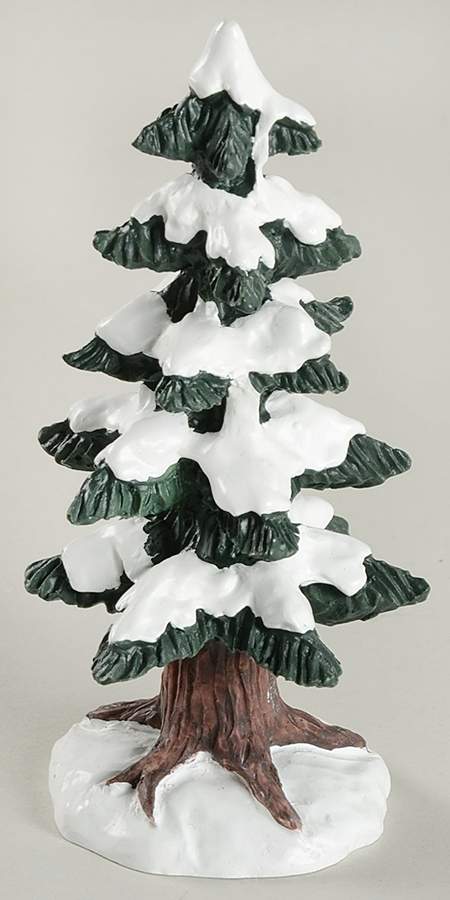 Colonial Village Tree With Snow-Small - No Box by Lefton-1
