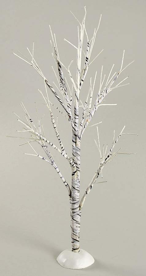 Colonial Village 11" Wire Birch Tree - No Box by Lefton-1