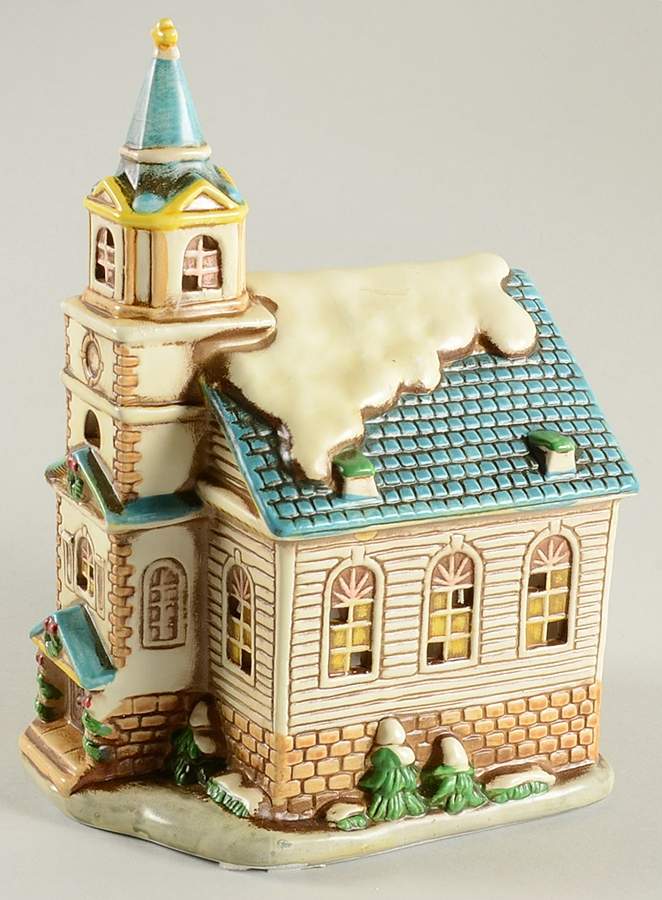 Colonial Village Church Of The Golden Rule - Boxed by Lefton-1