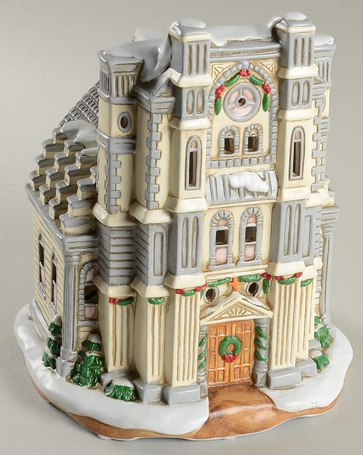 Colonial Village St. Peter's Cathedral-With Speaker - Boxed by Lefton-1