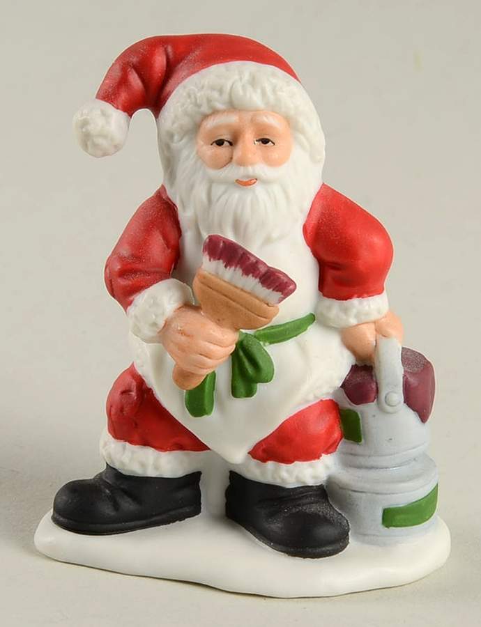 Colonial Village Santa With Paint - No Box by Lefton-1