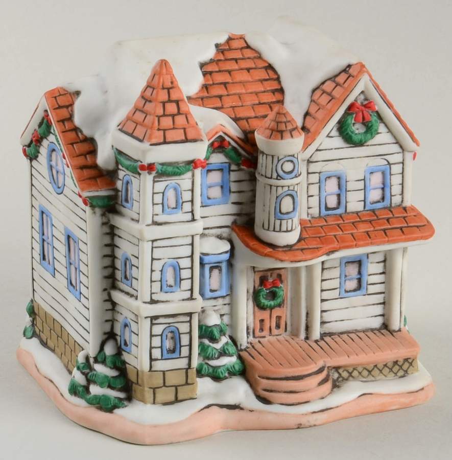 Colonial Village White House-Muscial - No Box by Lefton-1