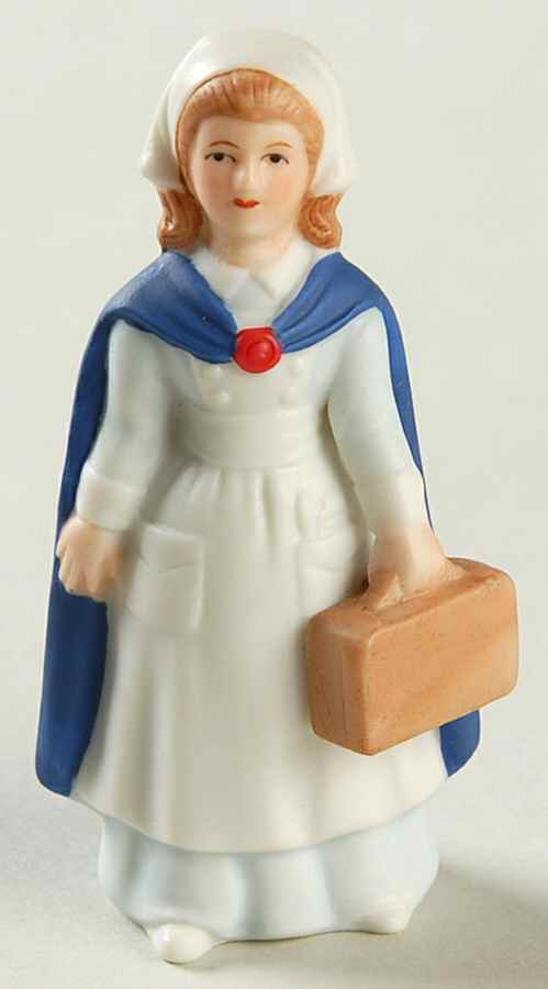 Colonial Village Nurse Sarah Miller - No Box by Lefton-1