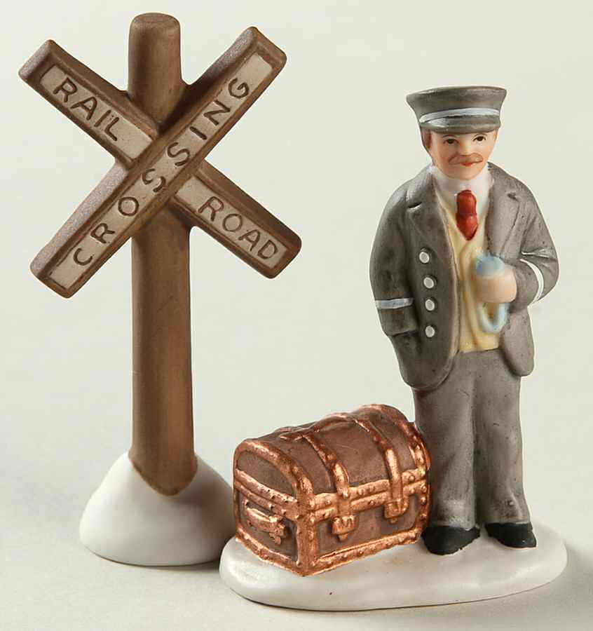 Colonial Village Station Master - Boxed by Lefton-1