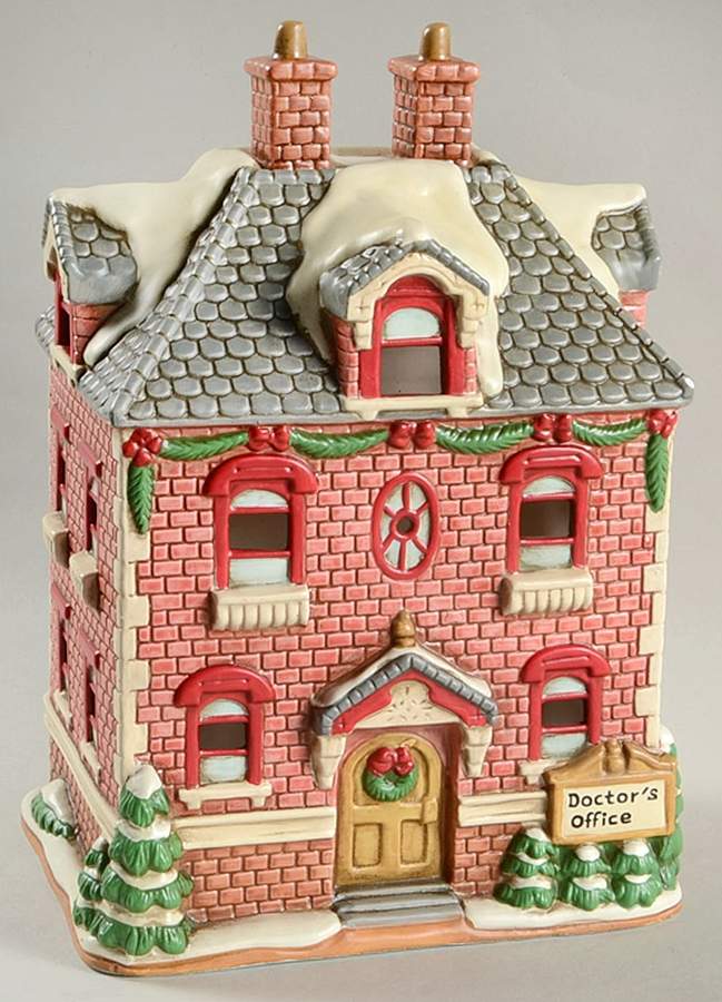 Colonial Village Doctor's Office - No Box by Lefton-1