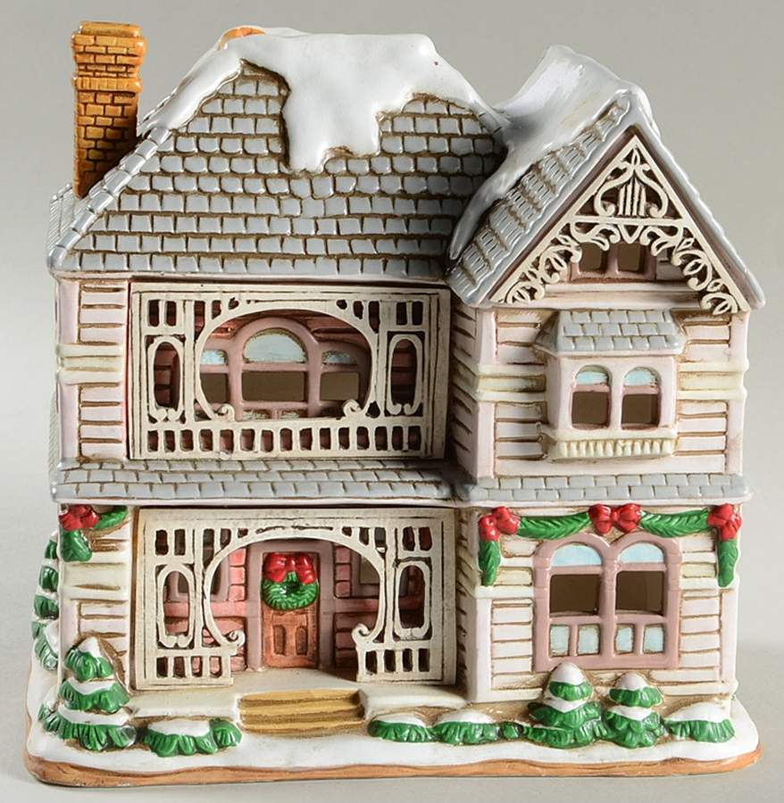 Colonial Village Mark Hall - Boxed by Lefton-1