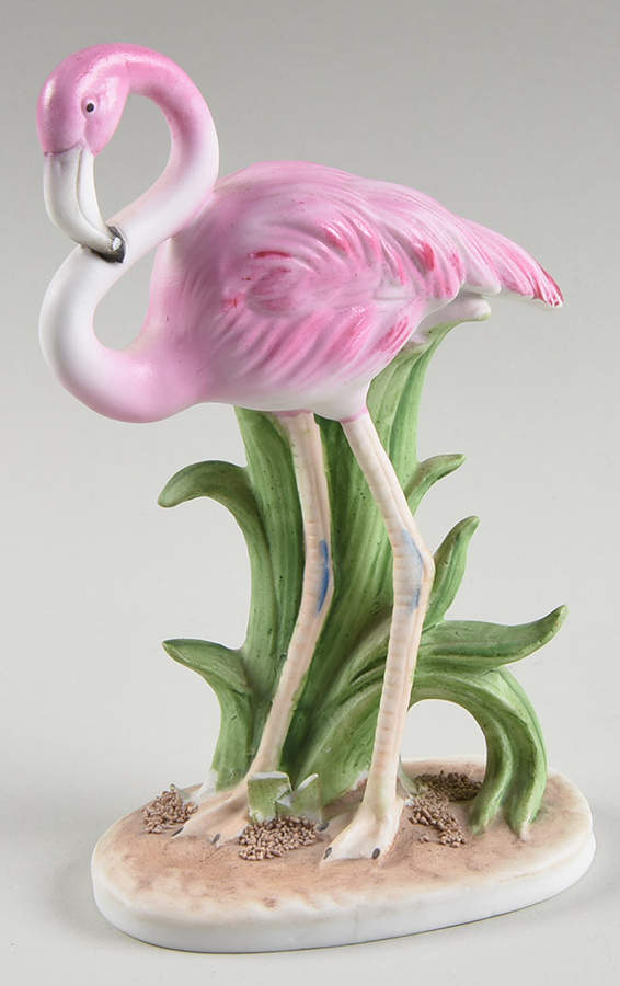 Lefton Figurines Flamingo (Head Up) - With Box Bx325 by Lefton-1