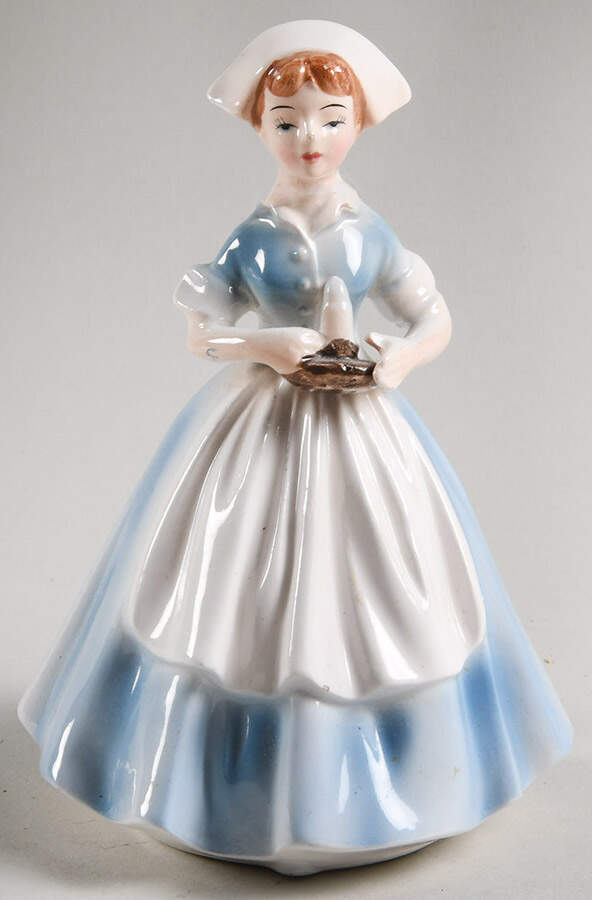 Lefton Figurines Nurse Holding Candle - No Box by Lefton-1