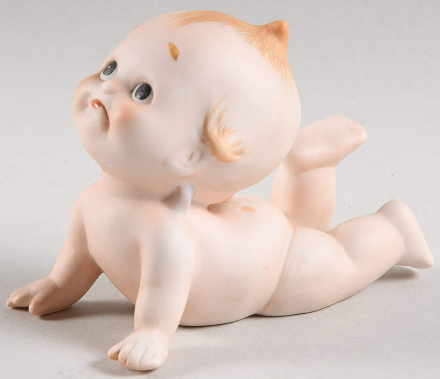 Lefton Figurines Kewpie Crawling - No Box by Lefton-1