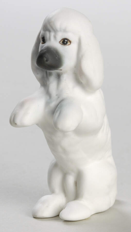 Lefton Figurines Poodle-White - No Box by Lefton-1
