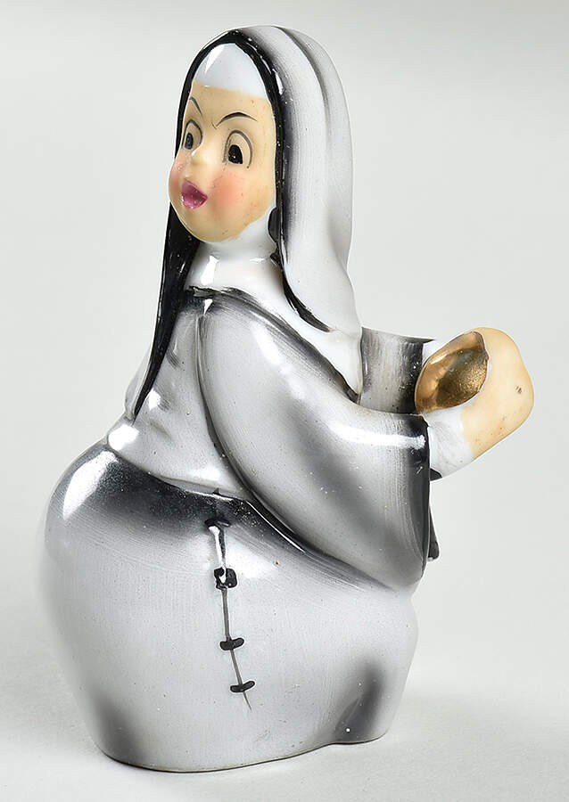 Lefton Figurines Nun Sitting - No Box by Lefton-1