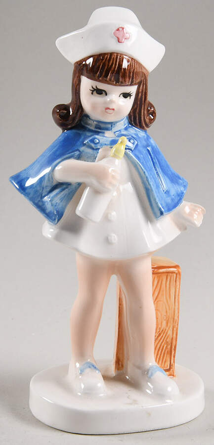 Lefton Figurines Nurse Holding Bottle - No Box by Lefton-1