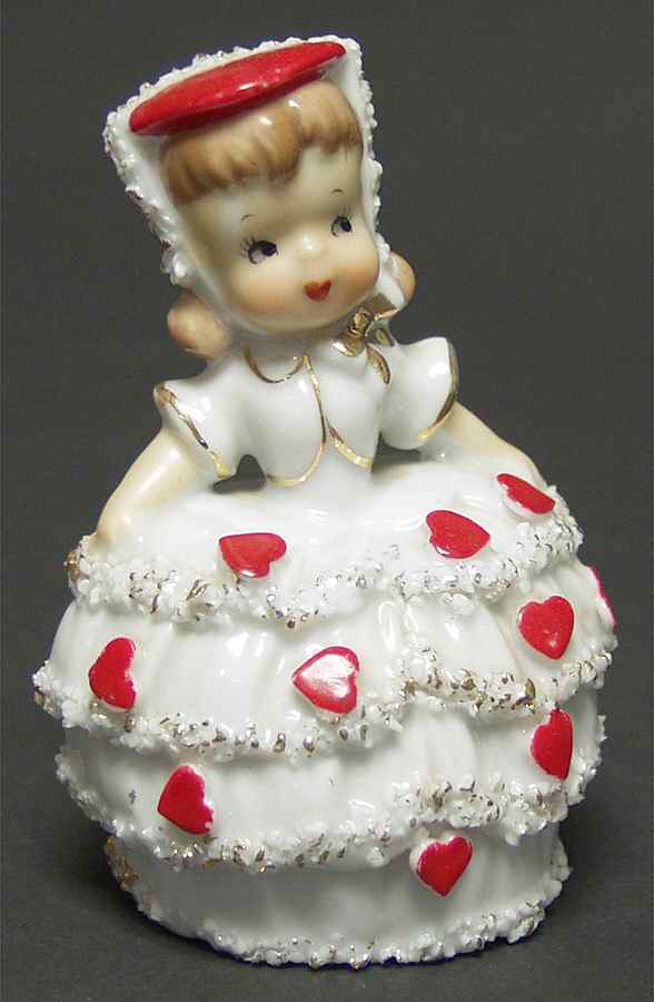 Lefton Figurines Hearts Bell - No Box by Lefton-1