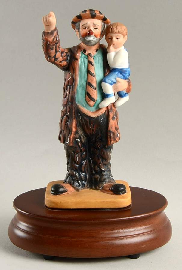 Lefton Figurines Clown Holding Boy - No Box by Lefton-1