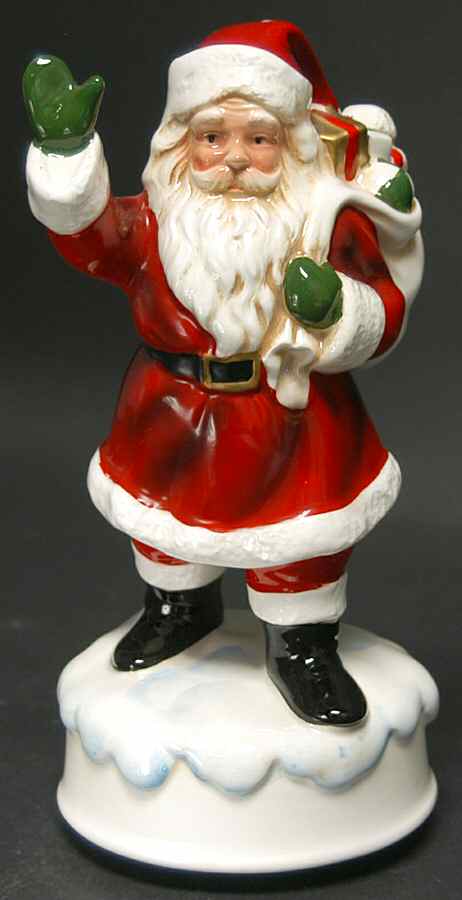 Lefton Figurines Santa Muscial Figure - No Box by Lefton-1