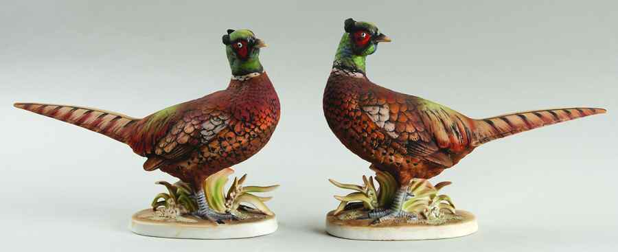 Lefton Figurines Pheasant-Pair - Boxed by Lefton-1