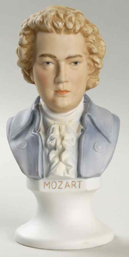 Composers Wolfgang Amadeus Mozart - Large - No Box by Lefton-1