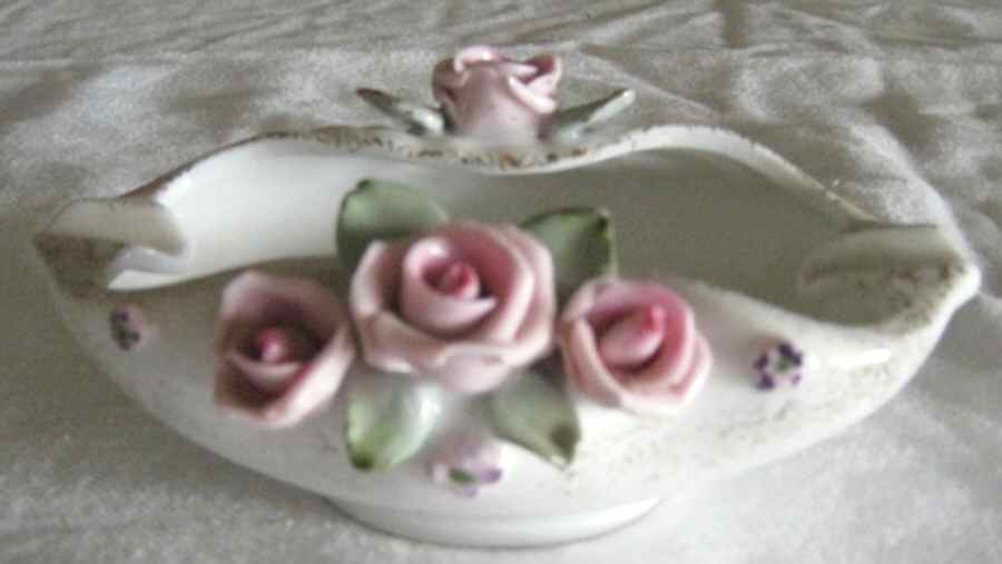 Lefton Figurines Rose Bowl - No Box by Lefton-1