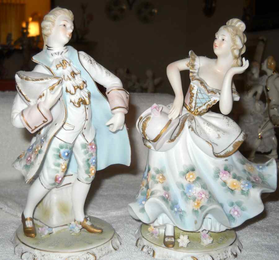 Lefton Figurines Victorian Couple - No Box by Lefton-1