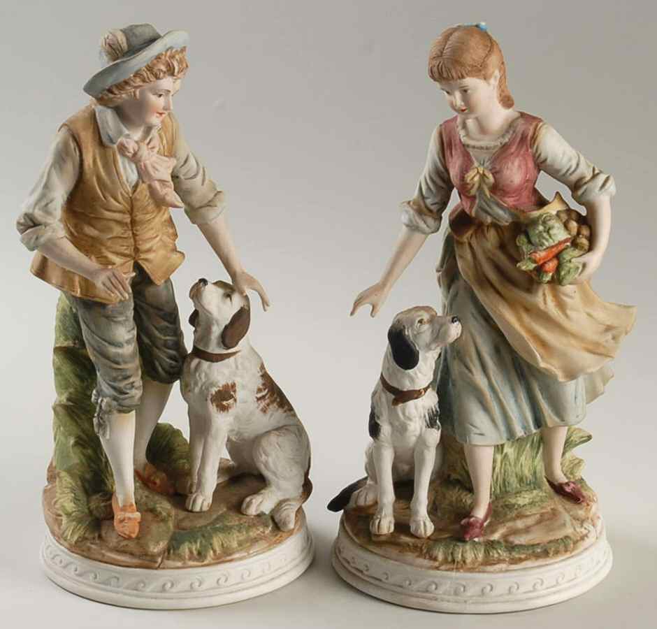 Lefton Figurines Boy And Girl Pair - No Box by Lefton-1