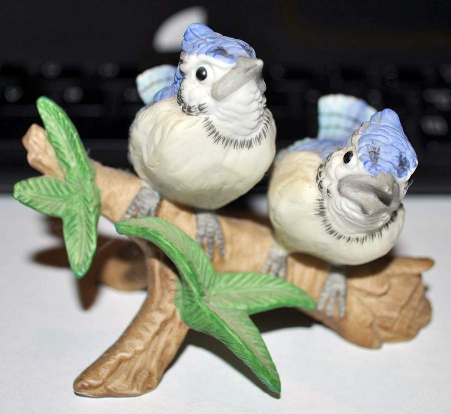 Lefton Figurines Blue Jay - Nb386, No Box by Lefton-1