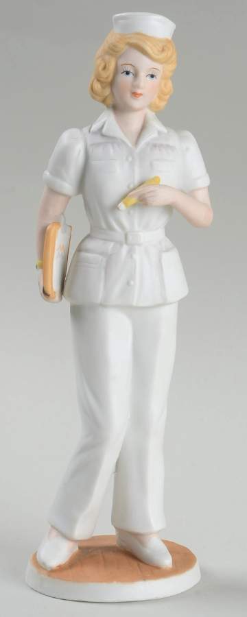 Lefton Figurines Nurse - Blonde Hair - No Box by Lefton-1