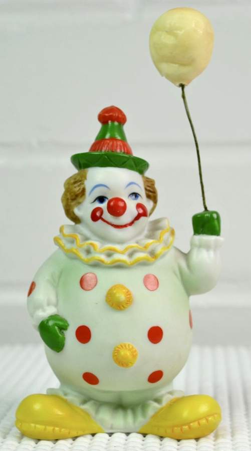 Lefton Figurines Clown With Balloon - Boxed by Lefton-1