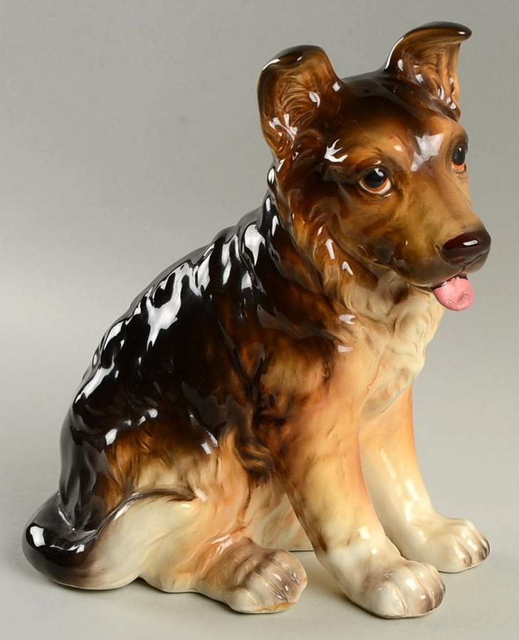 Lefton Figurines German Shepherd Puppy - No Box by Lefton-1