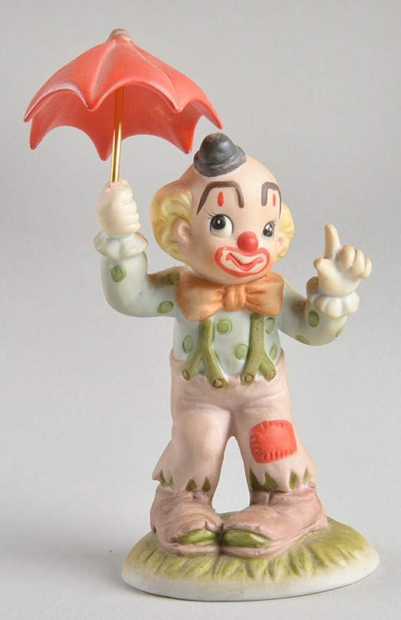 Lefton Figurines Clown With Umbrella - Boxed by Lefton-1