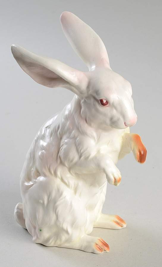 Lefton Figurines Rabbit-Standing-White - No Box by Lefton-1