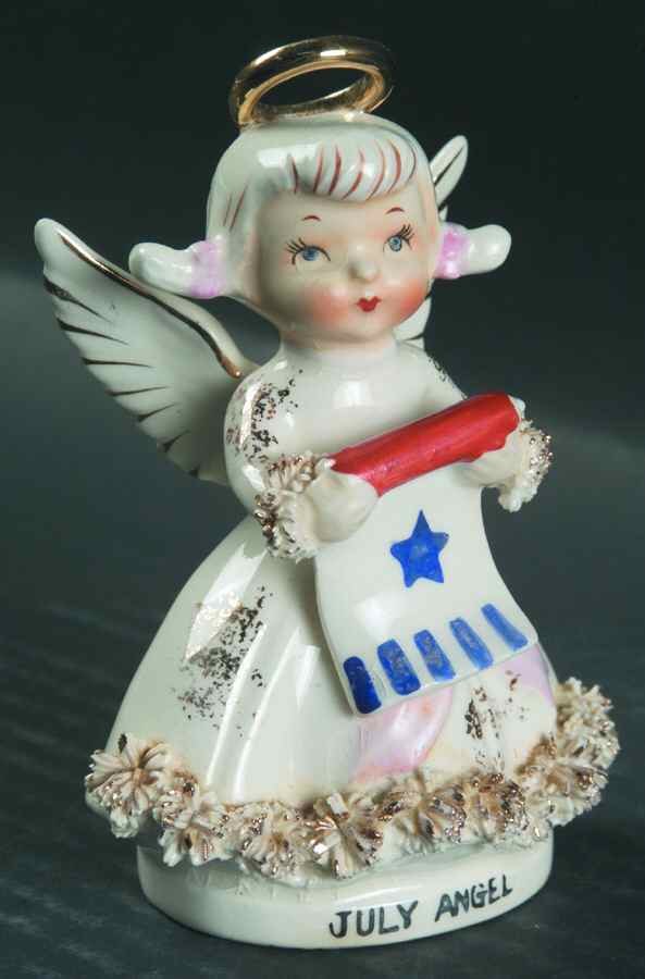 Older,  Angel of the Month July - No Box by Lefton-1