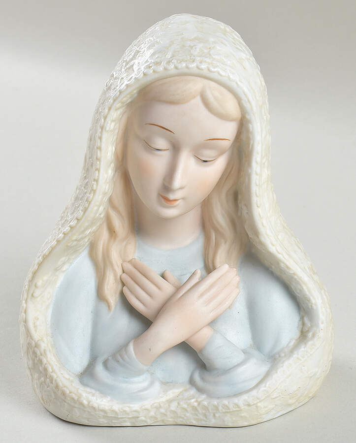 Christopher Collection Figurines and Giftware Madonna Bust - No Box by Lefton-1