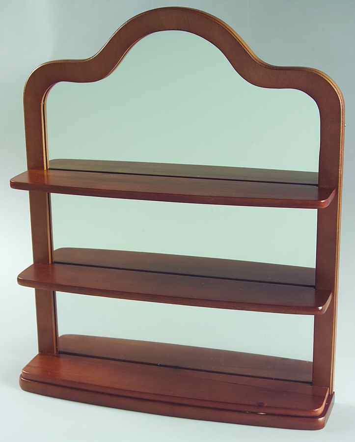 Twelve Months of Snowmen Mirrored Display Shelf  -W-14 1/2" - Display Rack Wood by Lenox-1