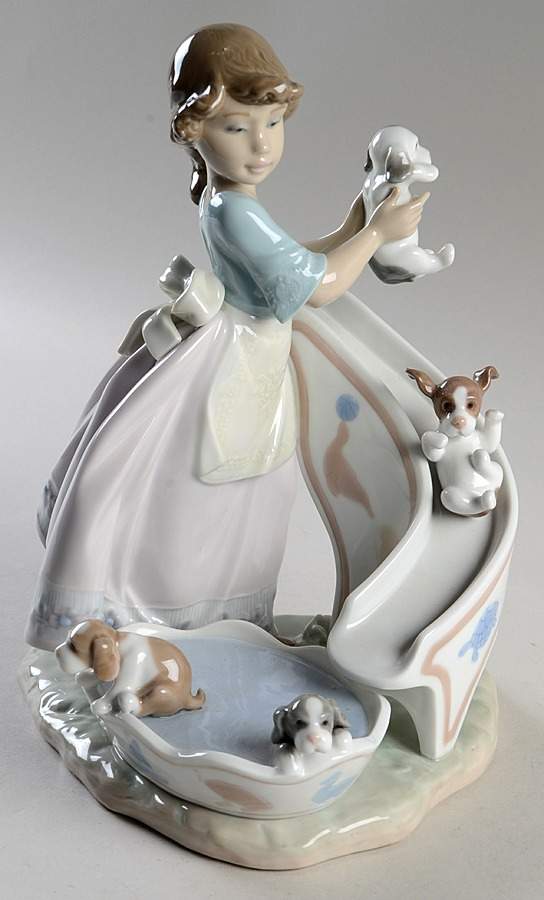 Children with Animals Down You Go - No Box by Lladro-1