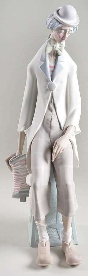 Circus and Clowns Clown With Concertina - No Box by Lladro-1