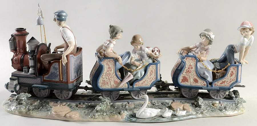 Circus and Clowns Circus Train - Boxed by Lladro-1
