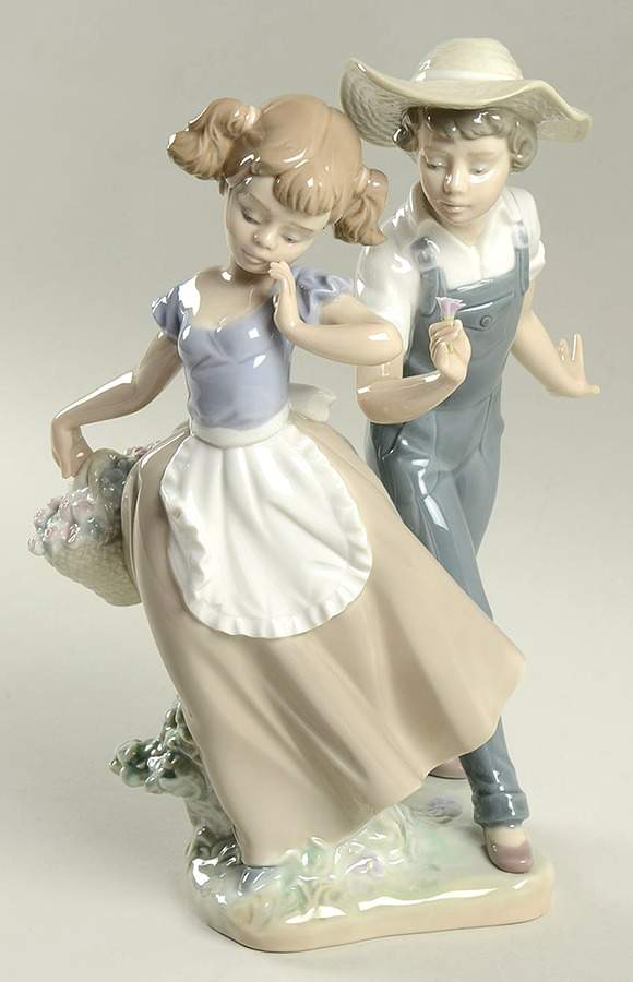 Romance (Couples) Love In Bloom - Boxed by Lladro-1