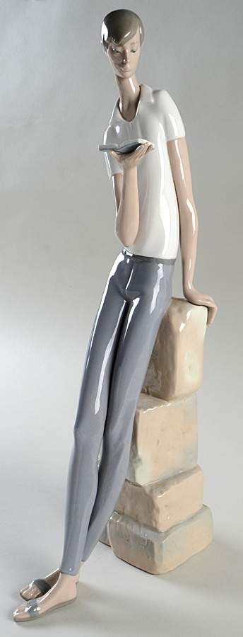 School Students Boy Student - Boxed by Lladro-1