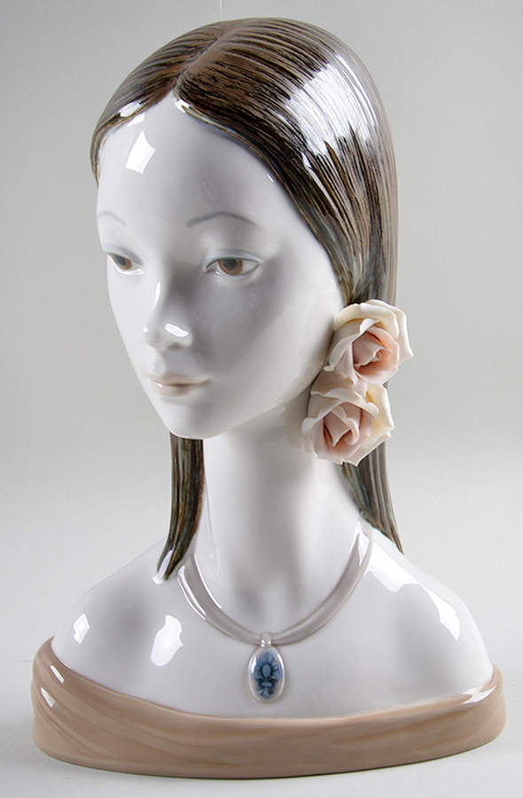Spanish Traditions Maja Head - Boxed by Lladro-1