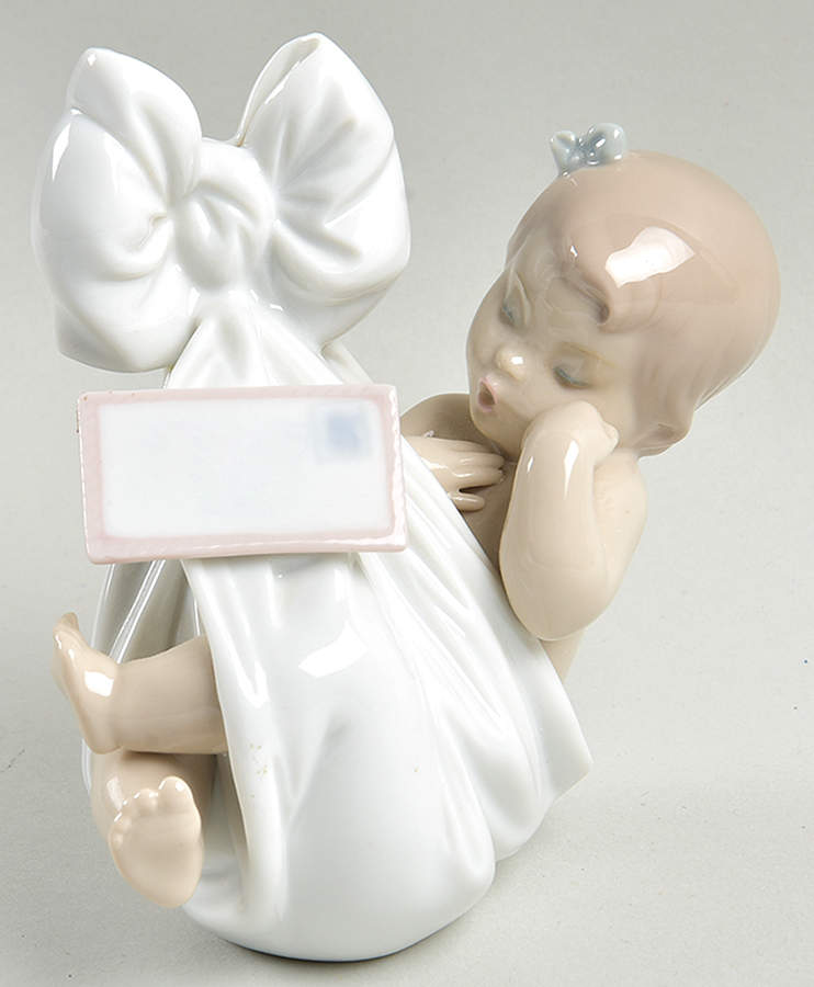 Babies and Toddlers Heaven's Gift (Girl/Blank Card) - Boxed by Lladro-1