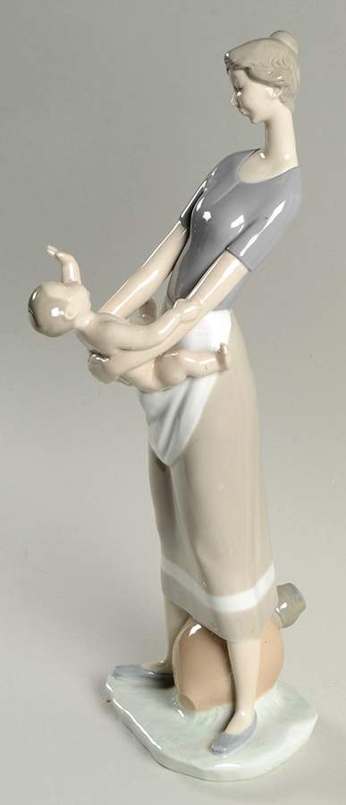 Women and Children Mother And Child-Holding Baby - Boxed by Lladro-1
