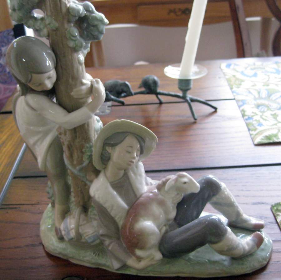 Children with Animals Caught Napping - No Box by Lladro-1